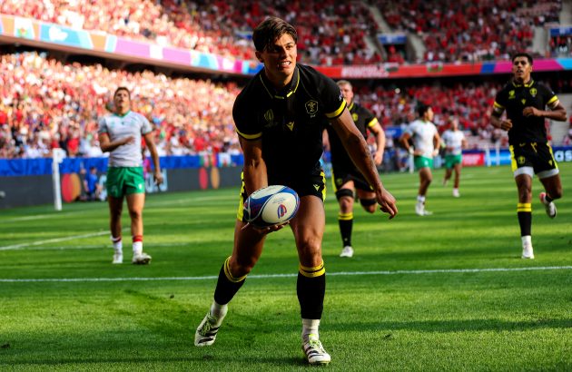 Rees-Zammit celebrate like Ronaldo