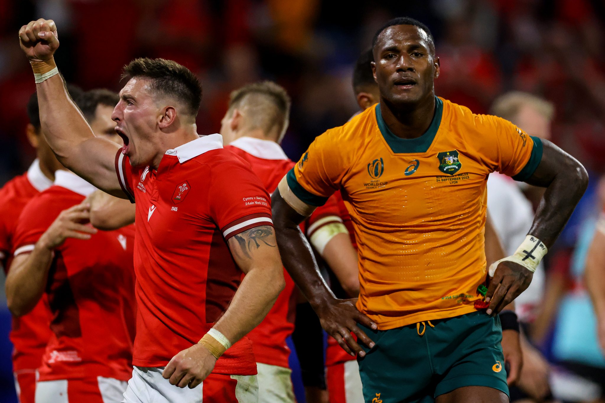 Wales batter woeful Wallabies to first team into quarterfinals Wales batter woeful Wallabies to first team into quarterfinals