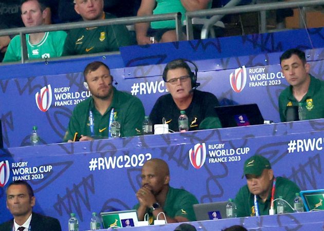 Vermeulen in coach box