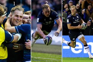 van der Merwe hat-trick