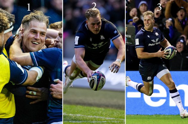 van der Merwe hat-trick