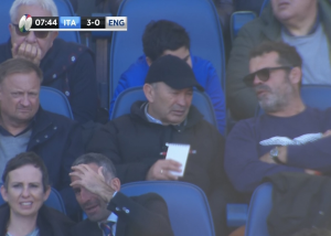 Eddie Jones watches England