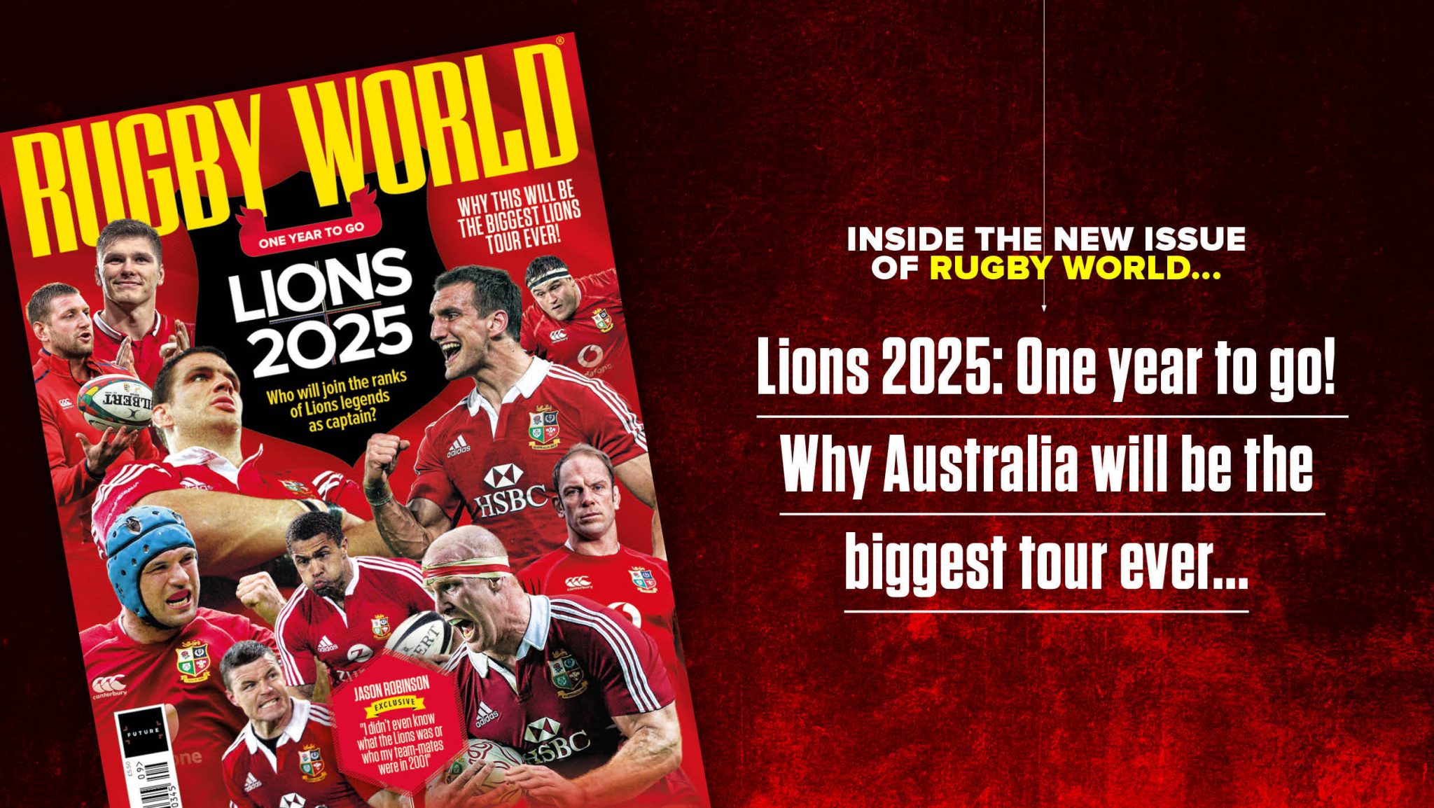 One year to go until the British & Irish Lions tour: Rugby World August issue