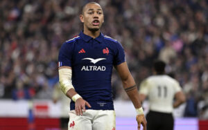 France’s Gaël Fickou walking across the pitch during the 2024 Autumn Nations Series match against New Zealand.