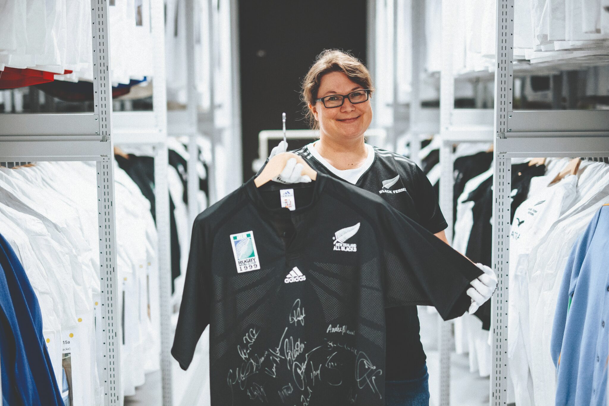 “It’s pretty cool to hold a piece of real rugby history in my hands,” Rugby World visited the Adidas HQ to see Jonah Lomu relics and Wilkinson’s World Cup-winning boots