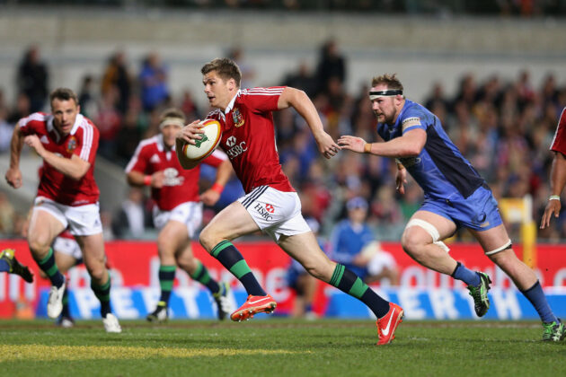 Owen Farrell playing for the British & Irish Lions at Patersons Stadium on June 5, 2013 in Perth, Australia.