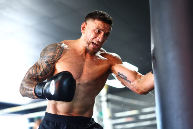 Sonny Bill Williams during a training session at Opetaia boxing on May 22, 2025 in Gold Coast, Australia. (Photo by Chris Hyde/Getty Images)