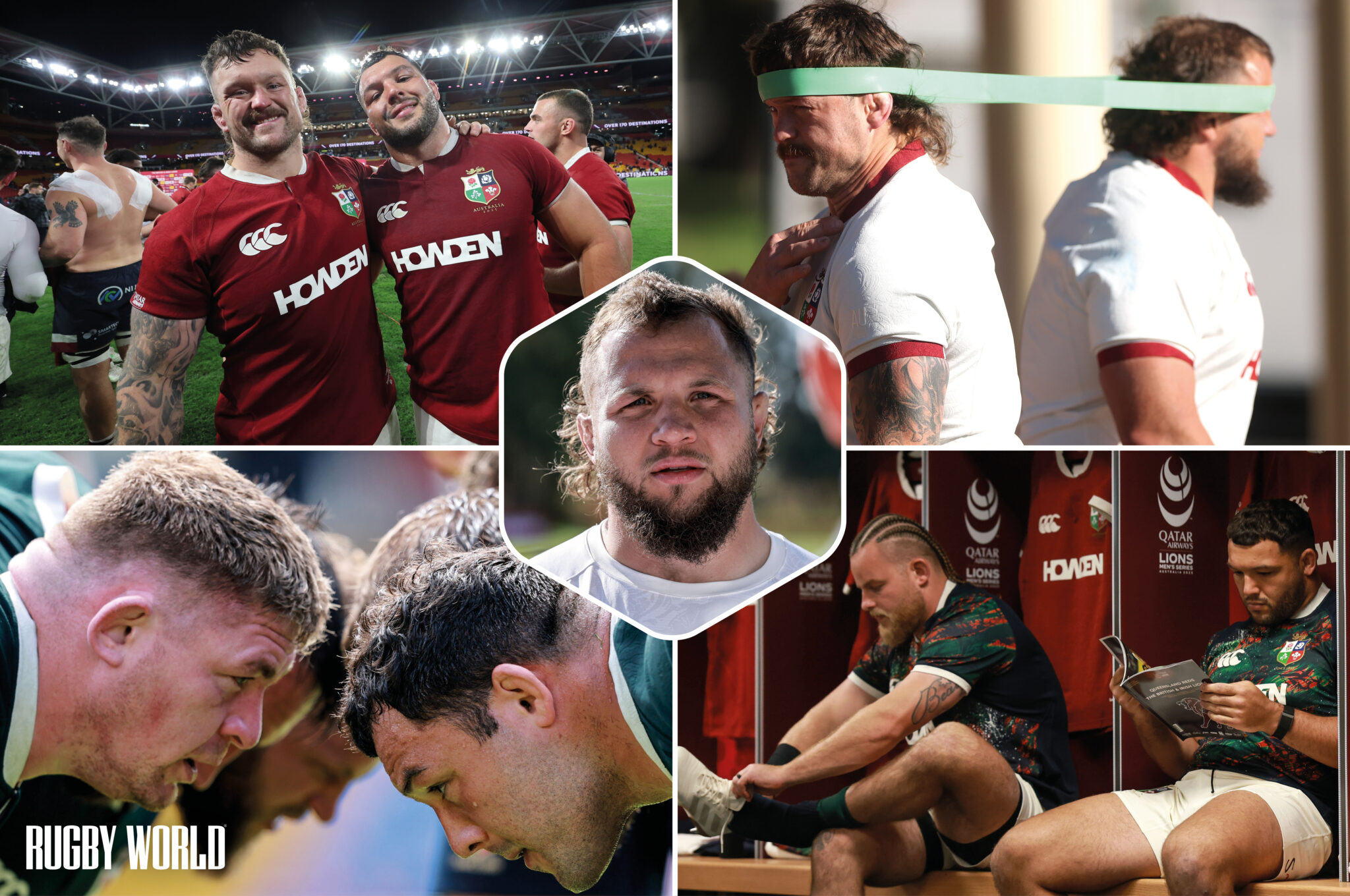 The British & Irish Lions have a  “Prop Club” who drink tea and have deep, meaningful conversations