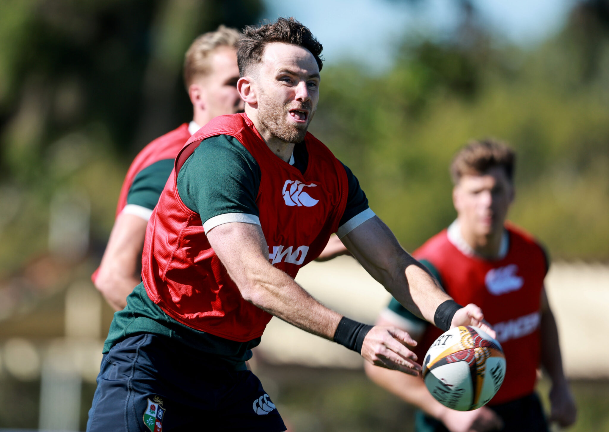Why is Hugo Keenan not playing for the Lions against Queensland Reds?