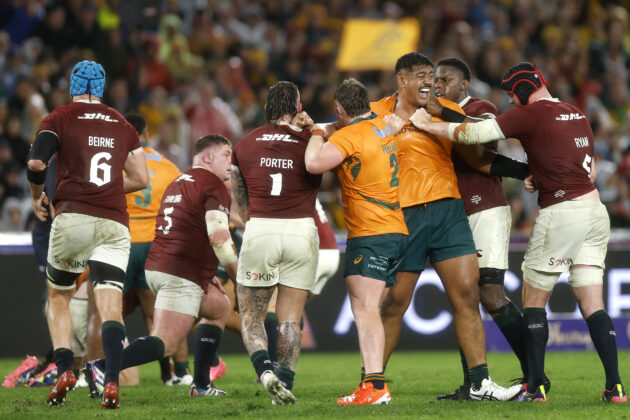 Will Skelton made a huge impact for Australia during the British & Irish Lions Tour. (Photo by Darrian Traynor/Getty Images)