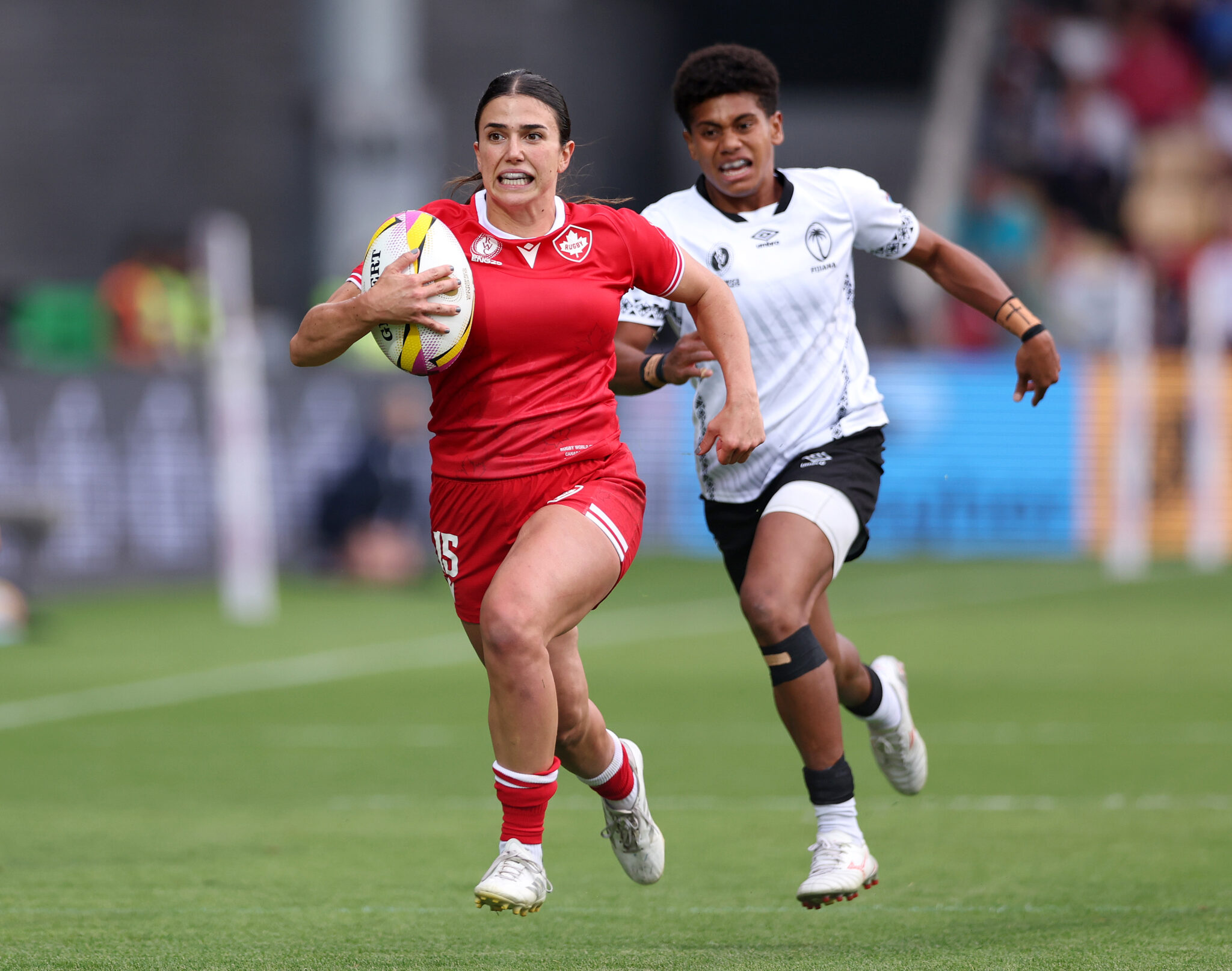 “Someone bet me 0 for a try”: Six-try special leaves Canada’s Julia Schell in the money at Rugby World Cup