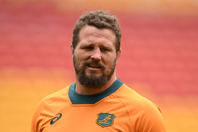 Australia's James Slipper during a captain's run ahead of an August 2024 Test match