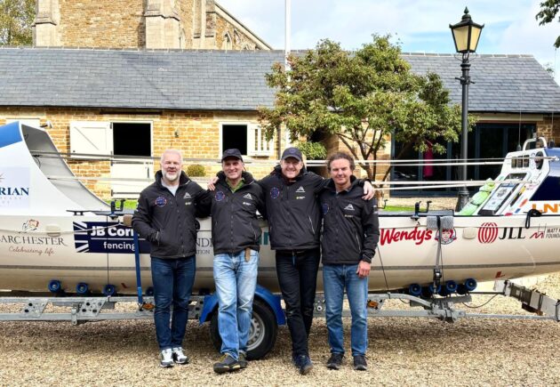 Ollie Phillips and his fellow crew mates