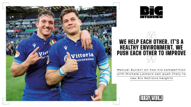 Manuel Zuliani ahead of the 2026 Six Nations (Getty Images)