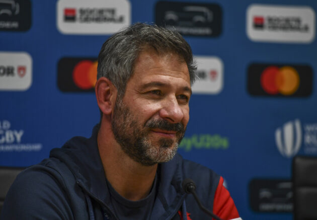 France U20 head coach Sebastian Calvet ahead of the 2023 U20 World Championship final against Ireland