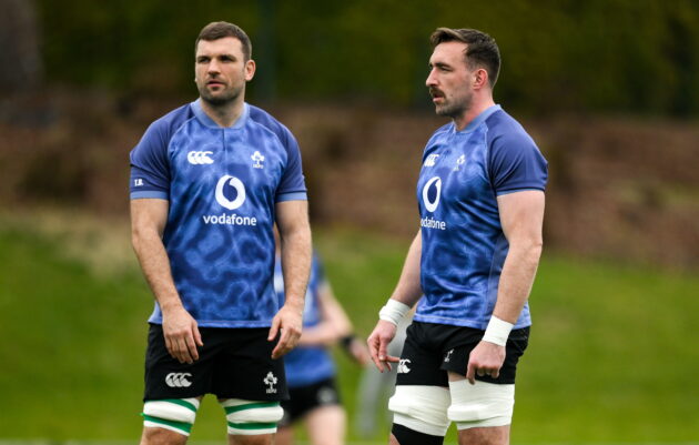 Tadhg Beirne e Jack Conan estão na casa dos trinta. (Foto de Brendan Moran/Sportsfile via Getty Images)