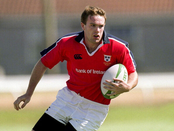 14 August 1999; John Kelly, Munster. Interprovincial Rugby Championship, Connacht v Munster, The Sportsground, Galway. Picture credit: Brendan Moran / SPORTSFILE (Photo by Sportsfile/Corbis/Sportsfile via Getty Images)