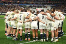 England gather after their defeat during the Guinness Six Nations 2026 match between France and England at Stade de France on March 14, 2026 in Paris, France. (Photo by David Rogers/Getty Images)