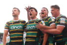 Northampton Saints or Exeter Chiefs are set to end a six-year long Gallagher PREM record. (Photo by David Rogers/Getty Images)