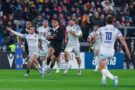 New Zealand's Rieko Ioane runs with the ball during the November 2023 international against Italy in Turin