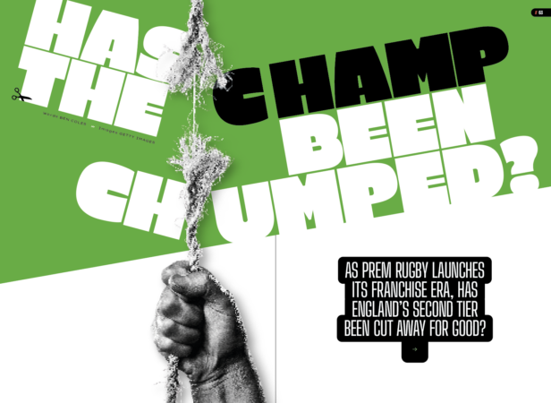 Has the Champ been chumped? (Rugby World)