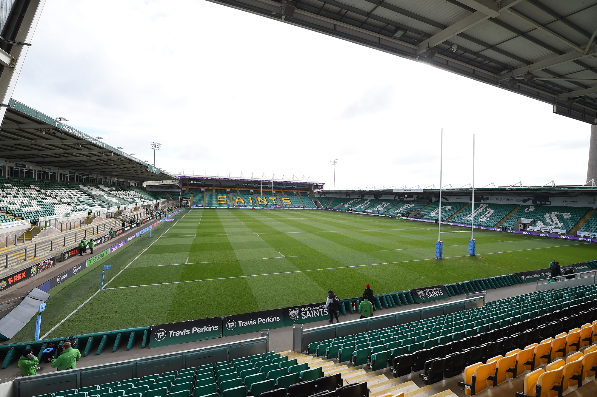 The interior of Franklin's Gardens, home of Northampton Saintss