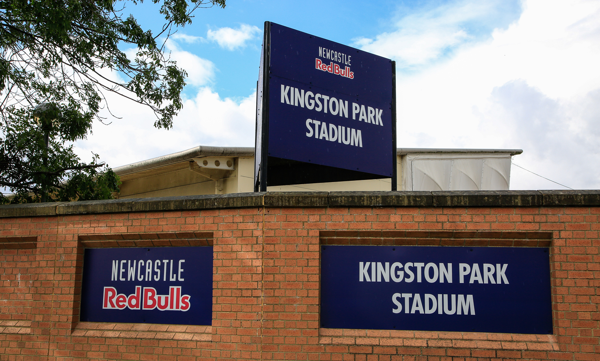 The exterior of Kingston Park, home of Newcastle Red Bulls