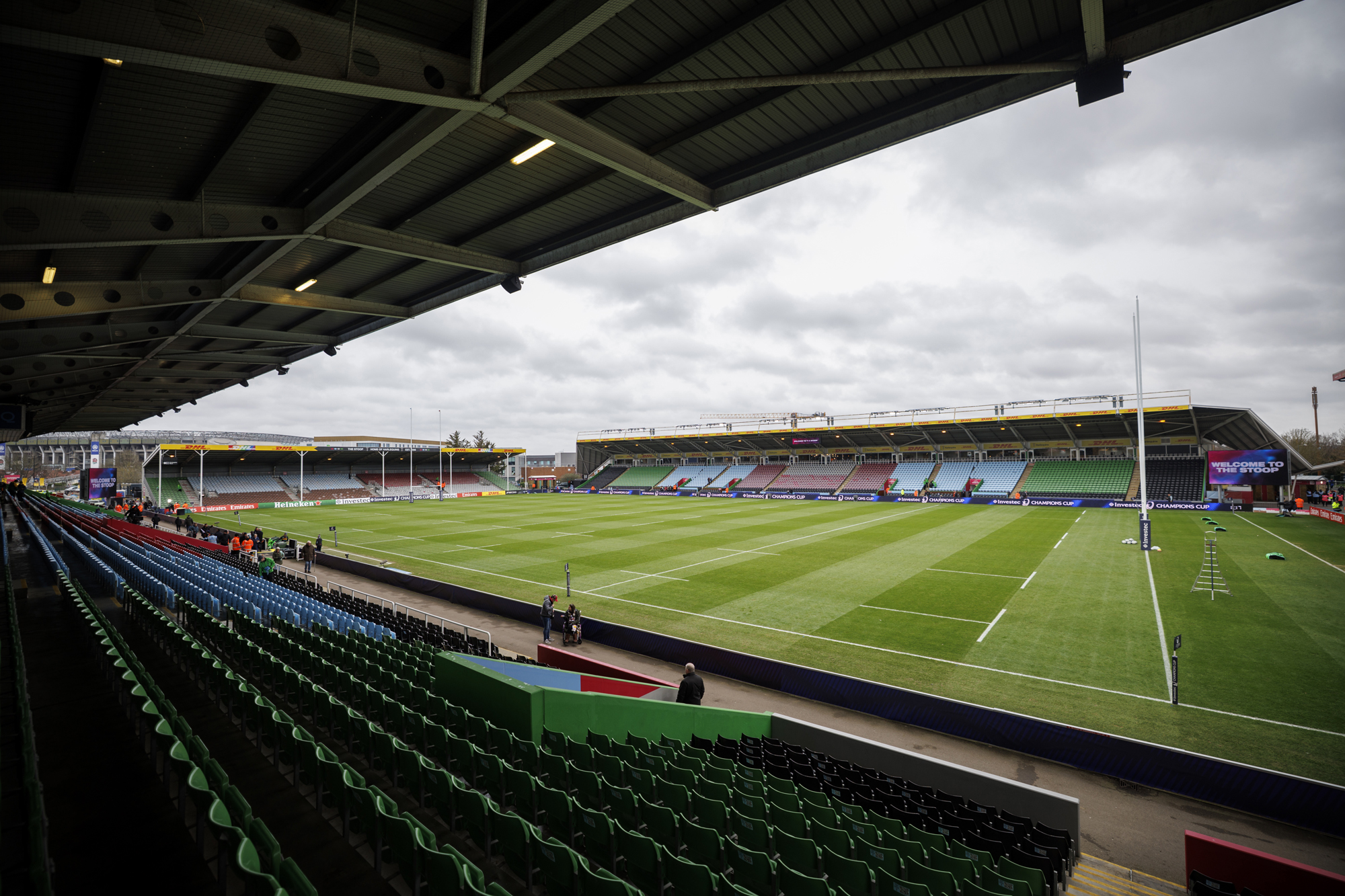 The interior of Twickenham Stoop, home of Harlequins