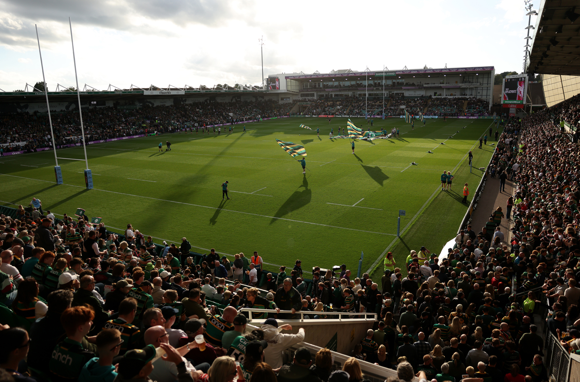 The interior of Franklin's Gardens, home of Northampton Saintss